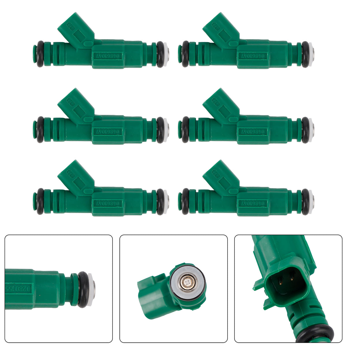 Ford Mustang 1999-2020 Jeep Liberty 2002-2003 0280155789 6PCS Fuel Injector