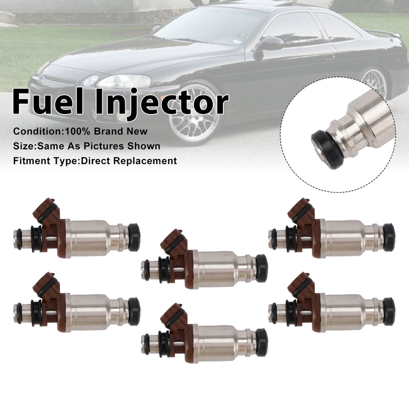 Lexus SC300 1992-1994 GS300 1993-1994 23250-46030 6PCS Fuel Injector
