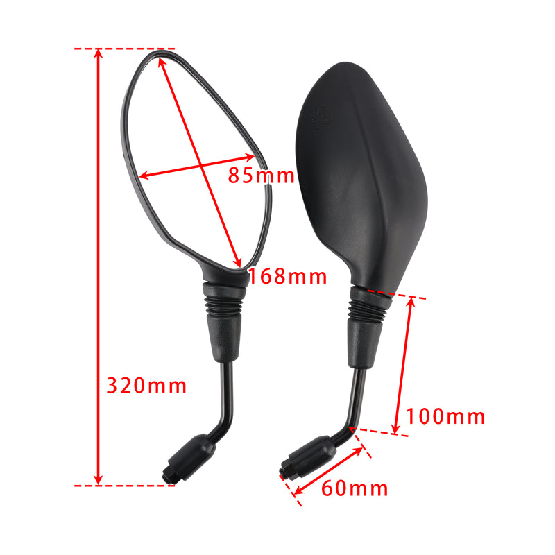 Honda CRF250L Rally CRF250M 2013-2020 Replacement Mirror Set Left & Right