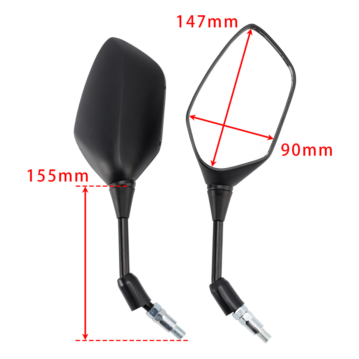 Honda VFR800X Crossrunner 2011-2017 Replacement Mirror Set Left & Right