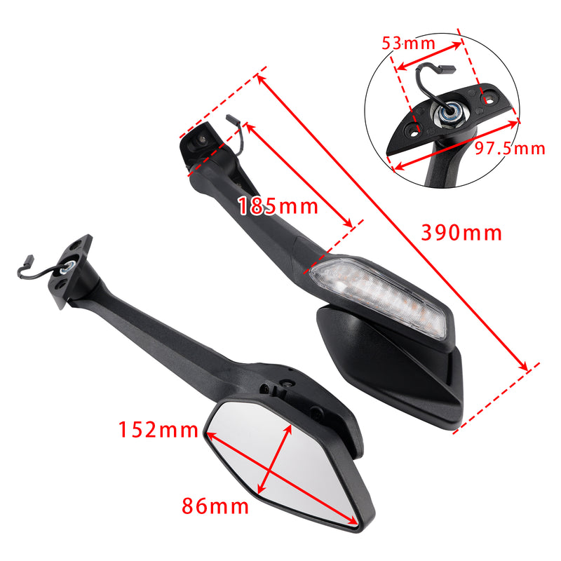 CFMoto 450SS 450SR 450SRS 2022 - 2025 Rear View Mirror with Turn Signals