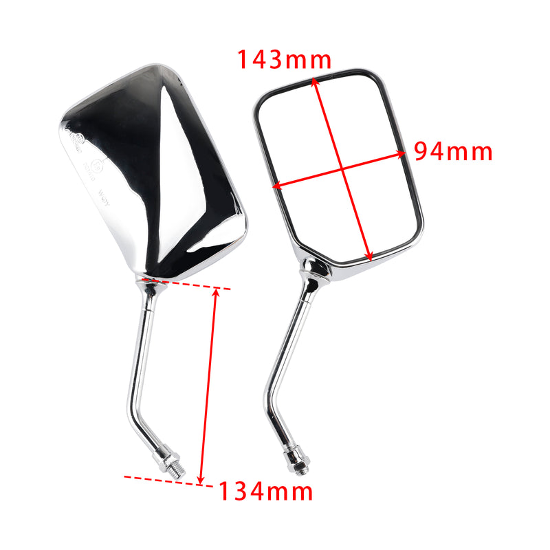 Honda CA125 Rebel 1995-2000 VT125C Shadow 1999-2009 Mirror Set Left & Right