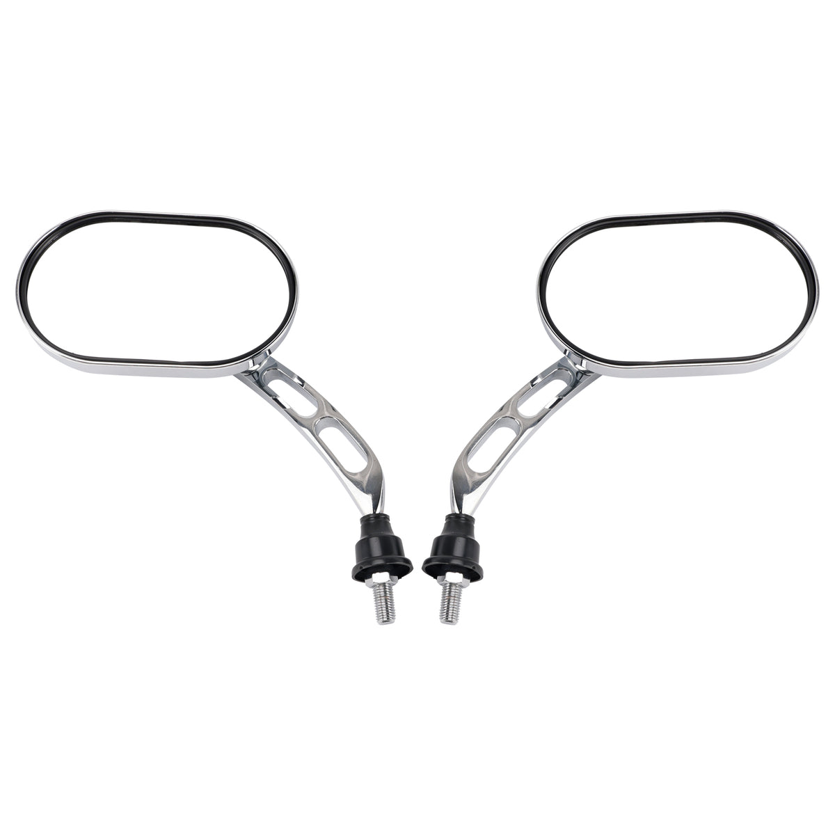 Choppers Cruiser Custom 10mm Chrome Motorcycle Rearview Side Mirrors