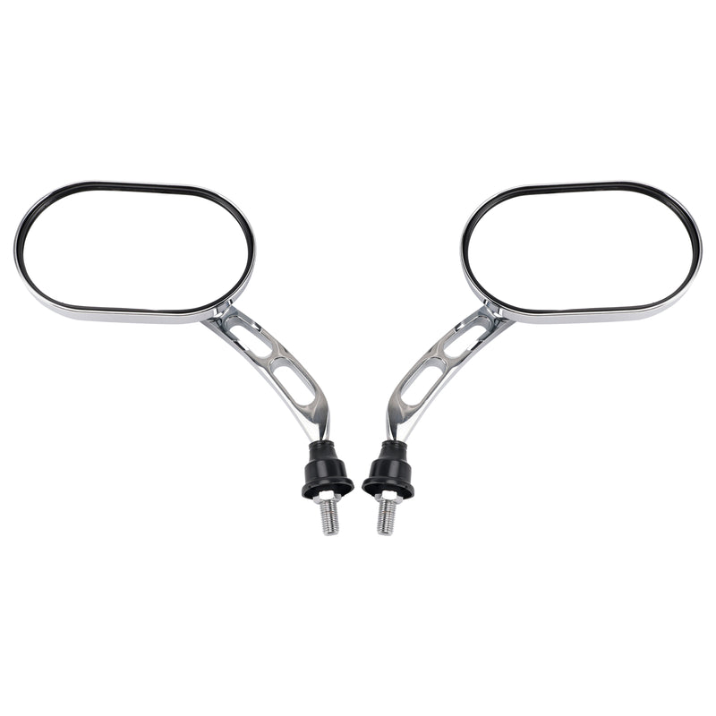 Choppers Cruiser Custom 10mm Chrome Motorcycle Rearview Side Mirrors