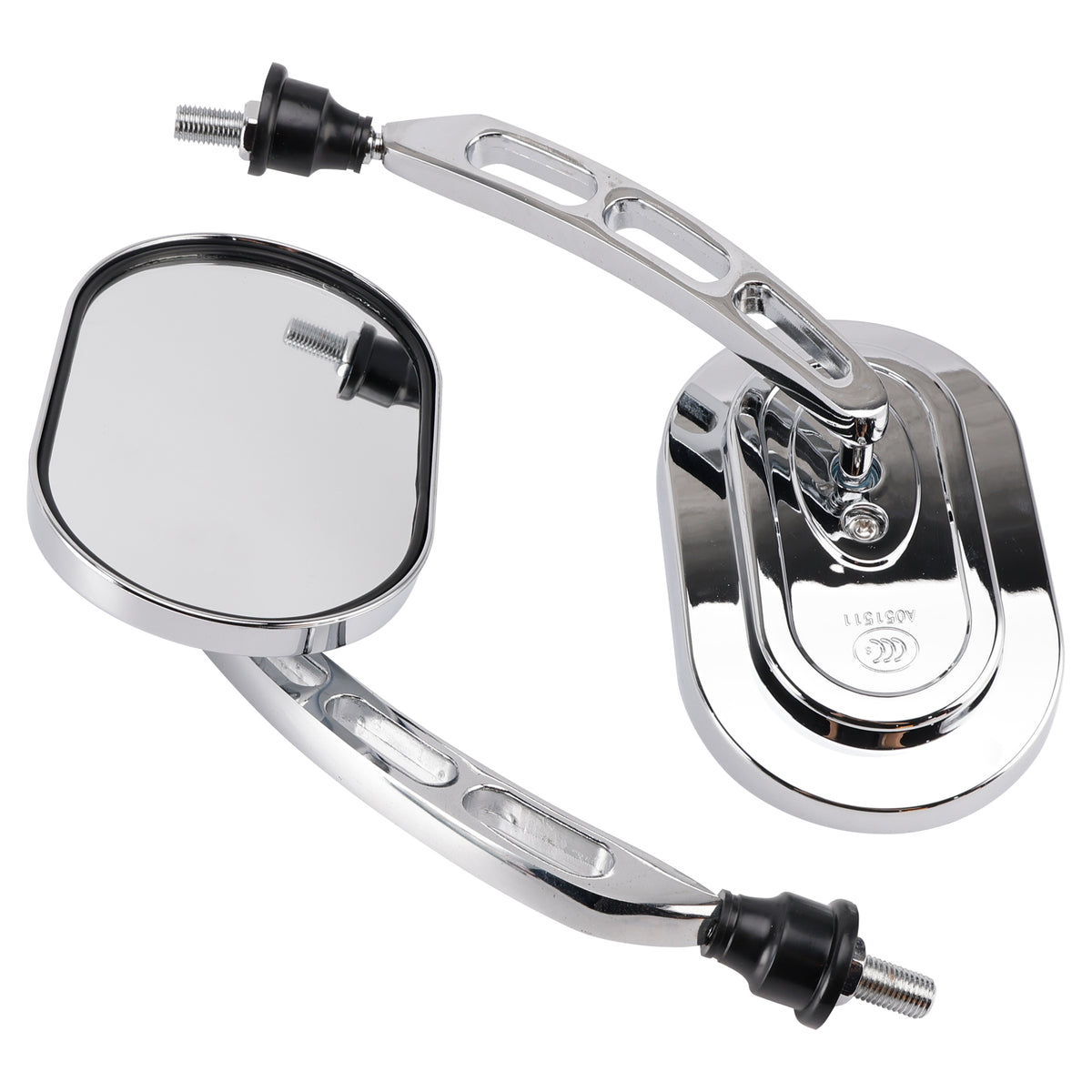 Choppers Cruiser Custom 10mm Chrome Motorcycle Rearview Side Mirrors