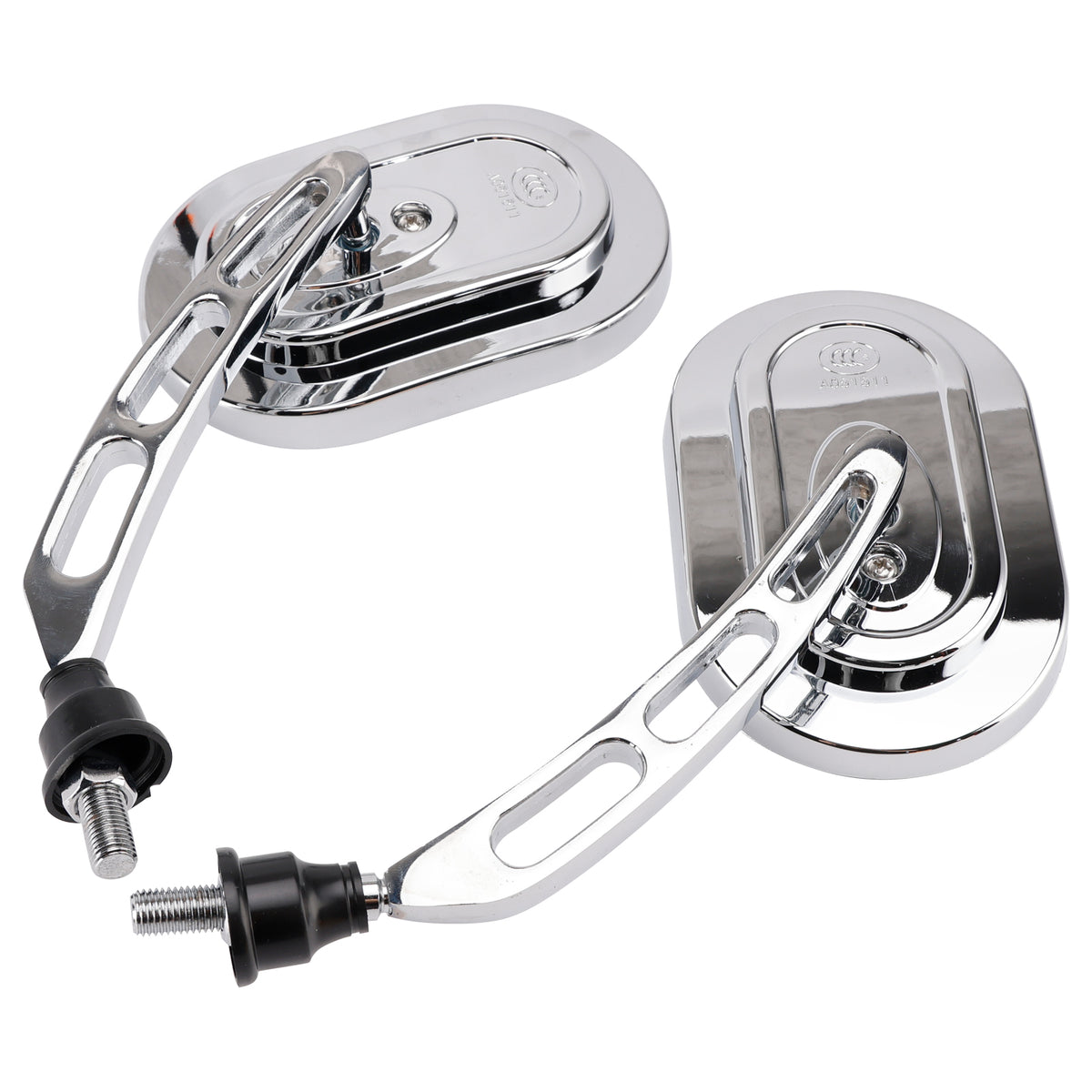 Choppers Cruiser Custom 10mm Chrome Motorcycle Rearview Side Mirrors