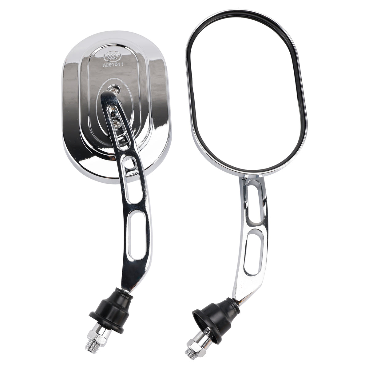 Choppers Cruiser Custom 10mm Chrome Motorcycle Rearview Side Mirrors