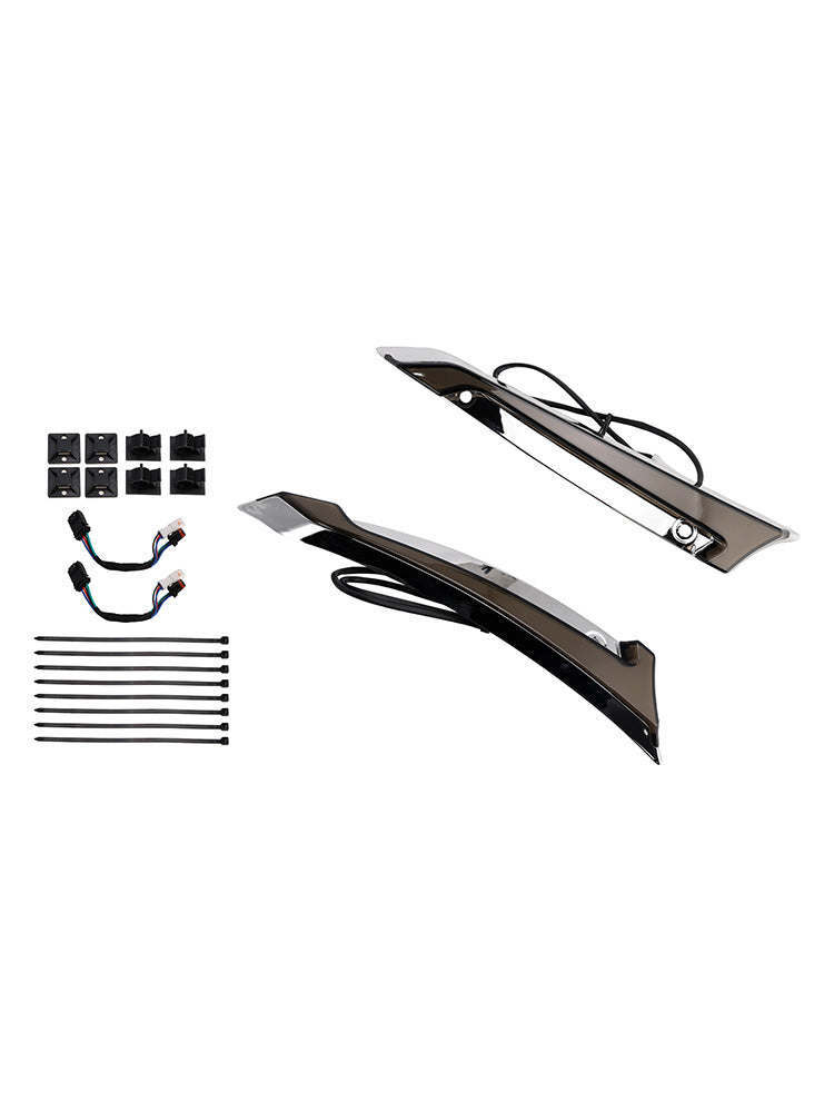 Touring Road Glide 2014-2023 Windshield Trim LED Turn Signal Lights