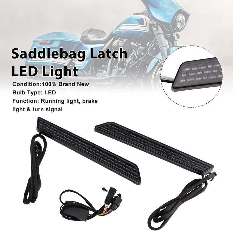 Touring Electra Street Road Glide 2014-2023 Saddlebag Latch LED Light