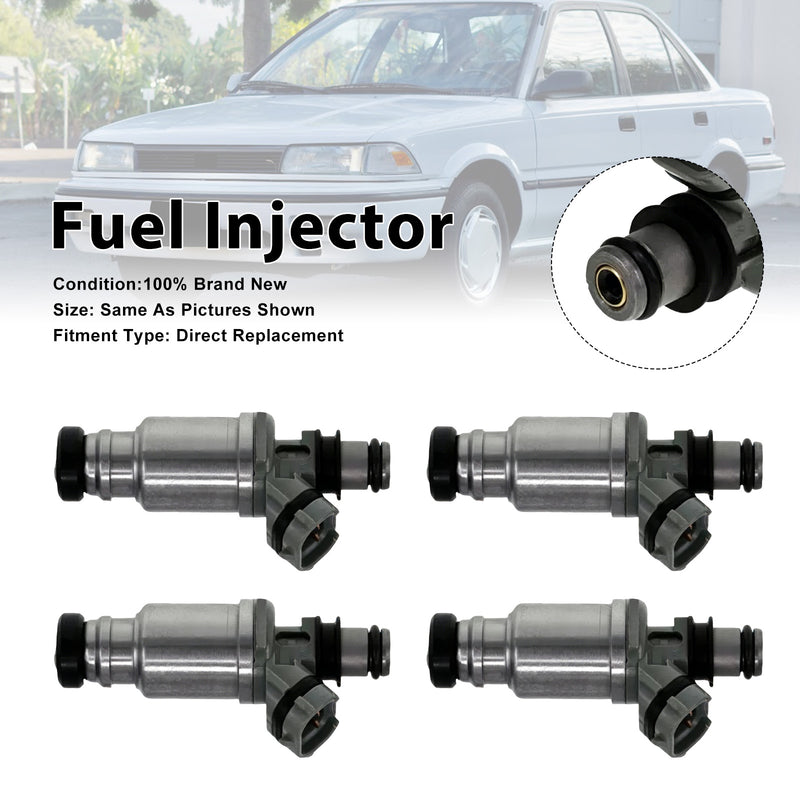 Toyota Corolla 1988-1993 Celica 1990-1993 23250-16120 4PCS Fuel Injector