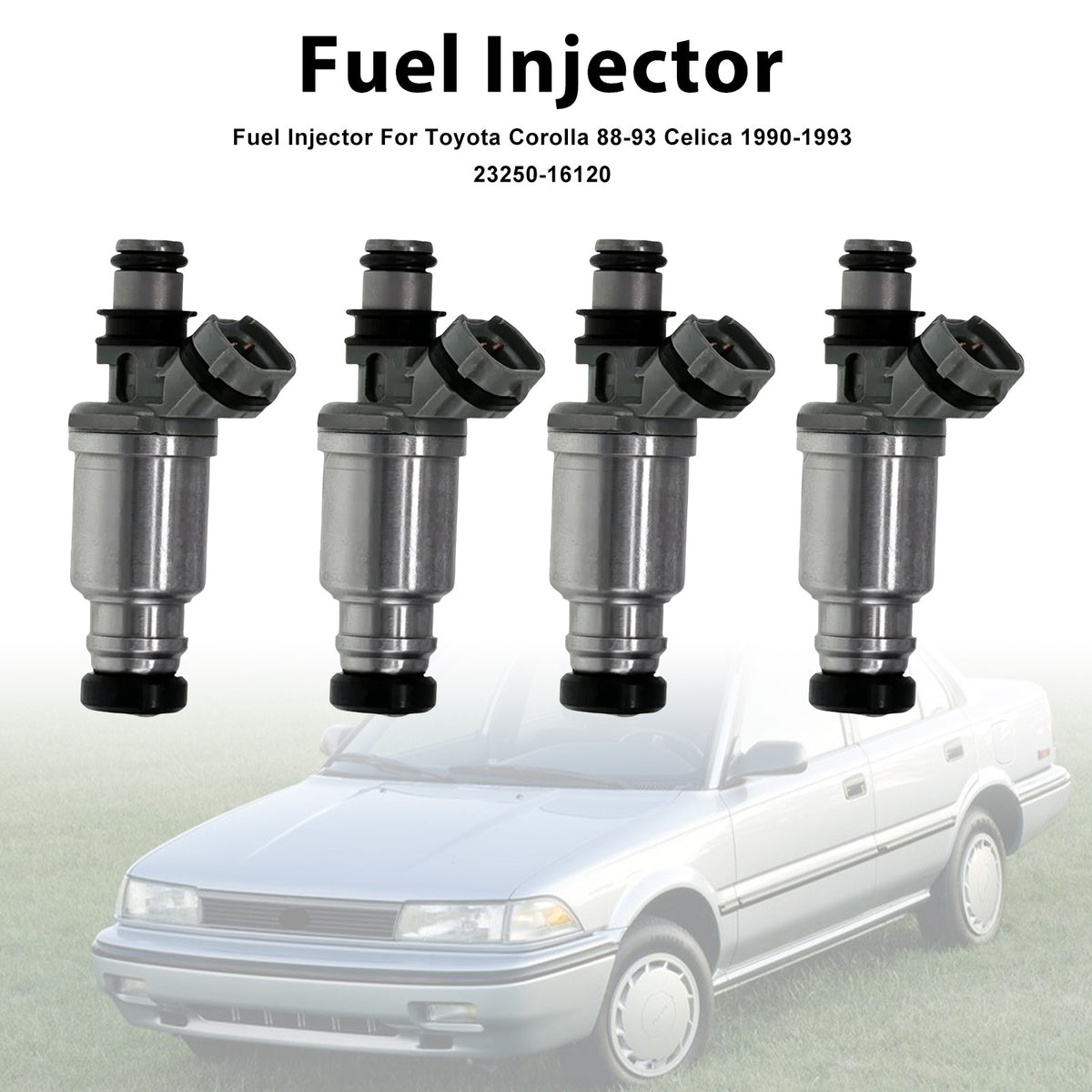 Toyota Corolla 1988-1993 Celica 1990-1993 23250-16120 4PCS Fuel Injector