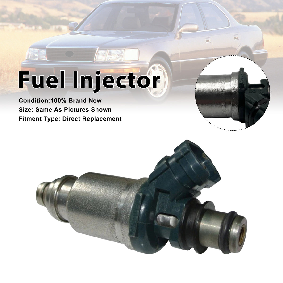 Lexus LS400 1992-1997 SC400 1992-1997 23250-50020 1PCS Fuel Injector