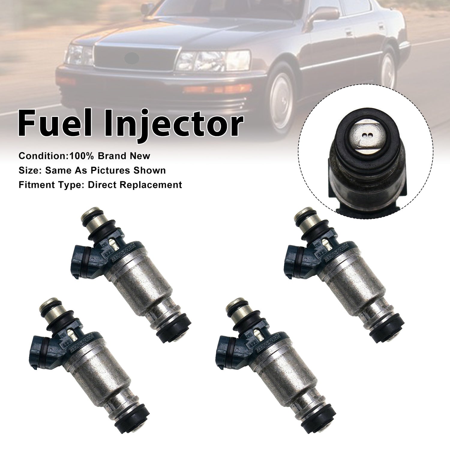 Lexus LS400 1992-1997 SC400 1992-1997 23250-50020 4PCS Fuel Injector
