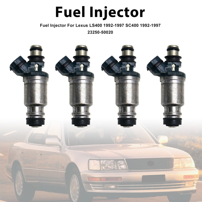 Lexus LS400 1992-1997 SC400 1992-1997 23250-50020 4PCS Fuel Injector