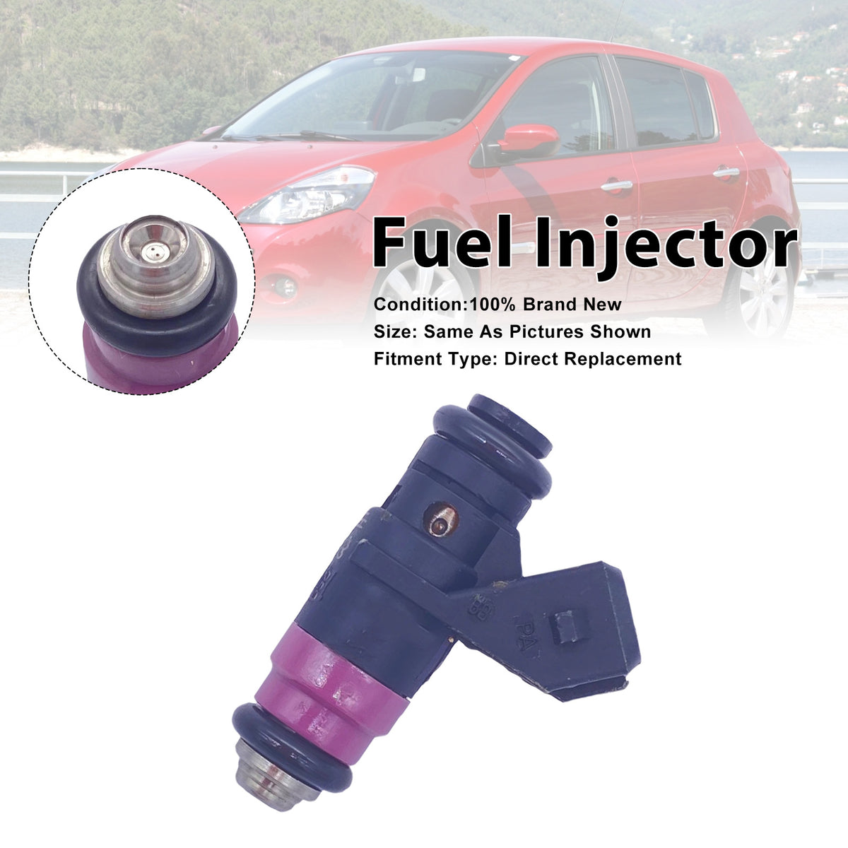 Renault Clio III 2005-2014 Fluence 2010-2022 8200505191 1PCS Fuel Injector