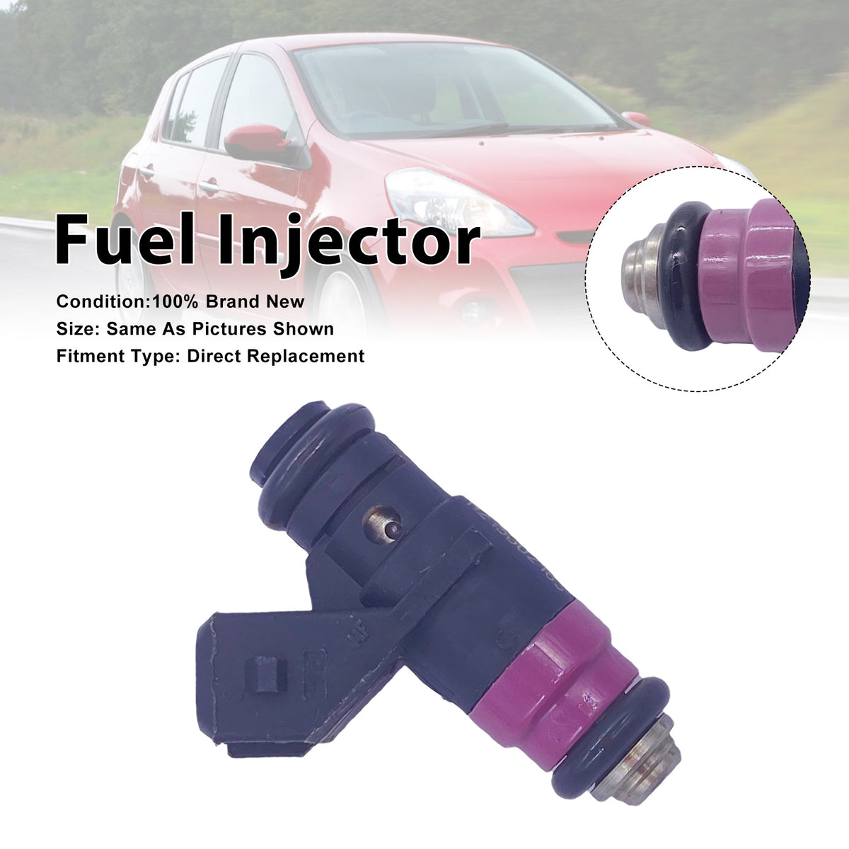 Renault Clio III 2005-2014 Fluence 2010-2022 8200505191 1PCS Fuel Injector