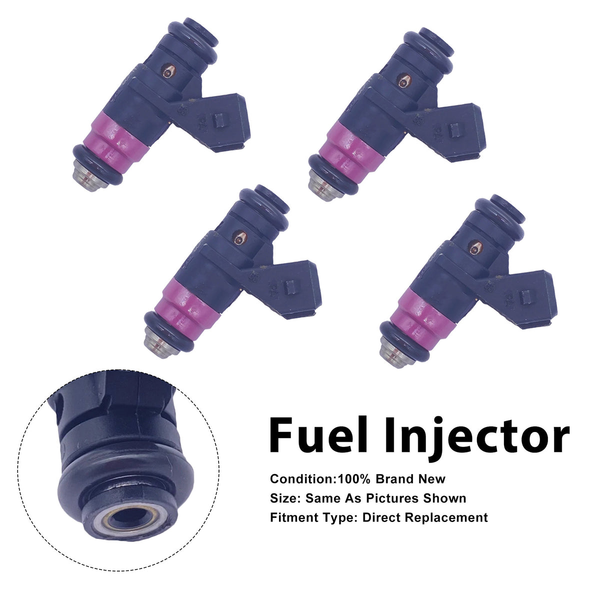 Renault Clio III 2005-2014 Fluence 2010-2022 8200505191 4PCS Fuel Injector