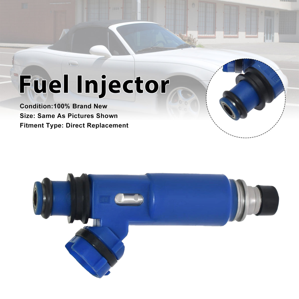 Mazda MX-5 II 1998-2005 195500-3030 1955003030 1PCS Fuel Injector