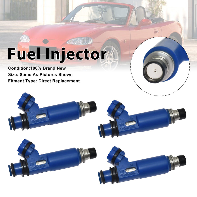 Mazda MX-5 II 1998-2005 195500-3030 1955003030 4PCS Fuel Injector