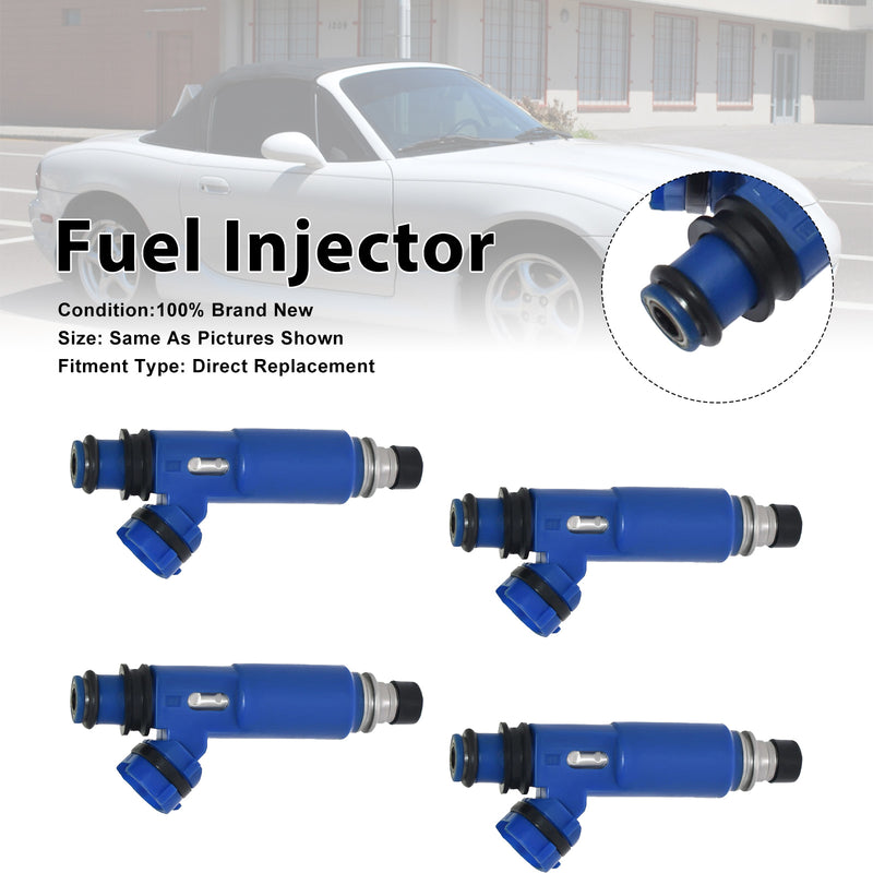 Mazda MX-5 II 1998-2005 195500-3030 1955003030 4PCS Fuel Injector