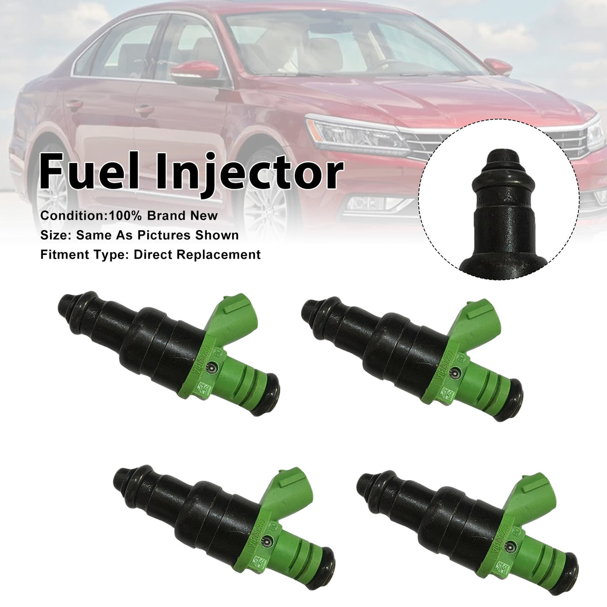VW Passat FL 2.0L For Skoda Superb 06B906031A 4PCS Fuel Injector