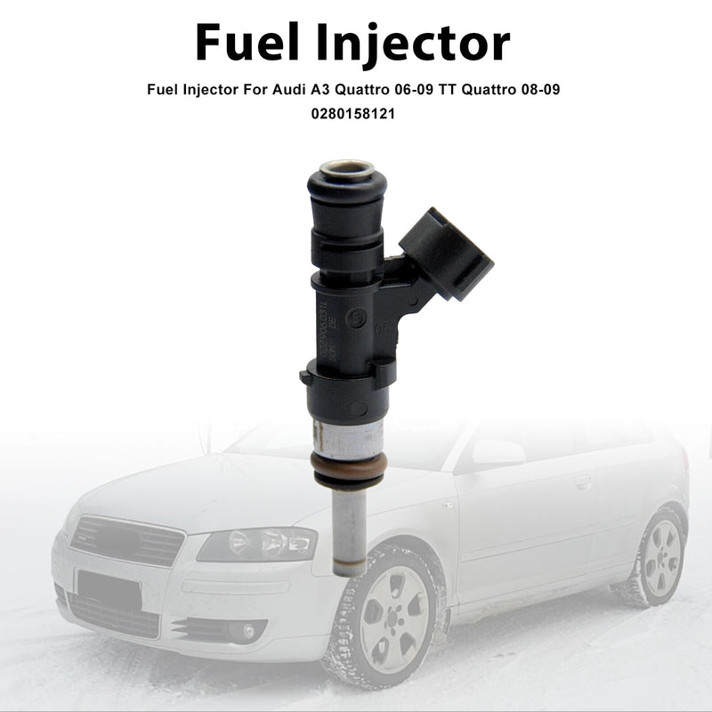 Audi A3 Quattro 2006-2009 TT Quattro 2008-2009 0280158121 1PCS Fuel Injector