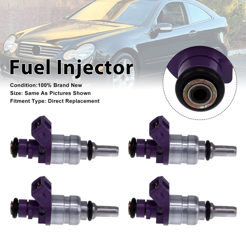 Mercedes-Benz C230 2002 SLK230 2001-2004 0000787249 4PCS Fuel Injector