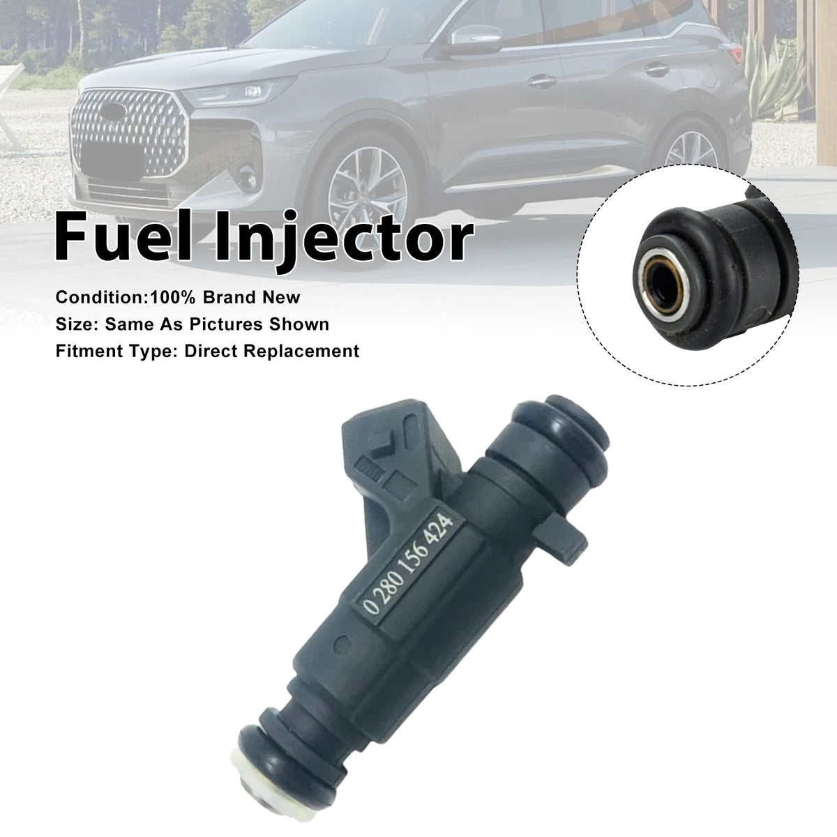 Chery Tiggo For BYD 2.4L 0280156424 0 280 156 424 1PCS Fuel Injector