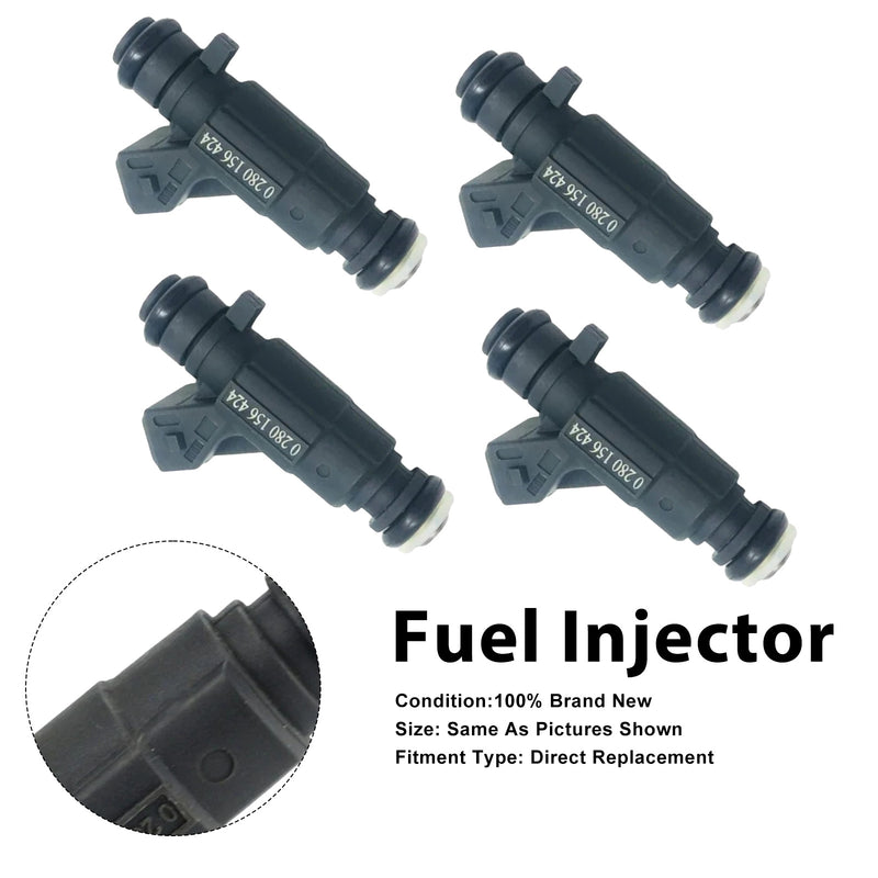 Chery Tiggo For BYD 2.4L 0280156424 0 280 156 424 4PCS Fuel Injector