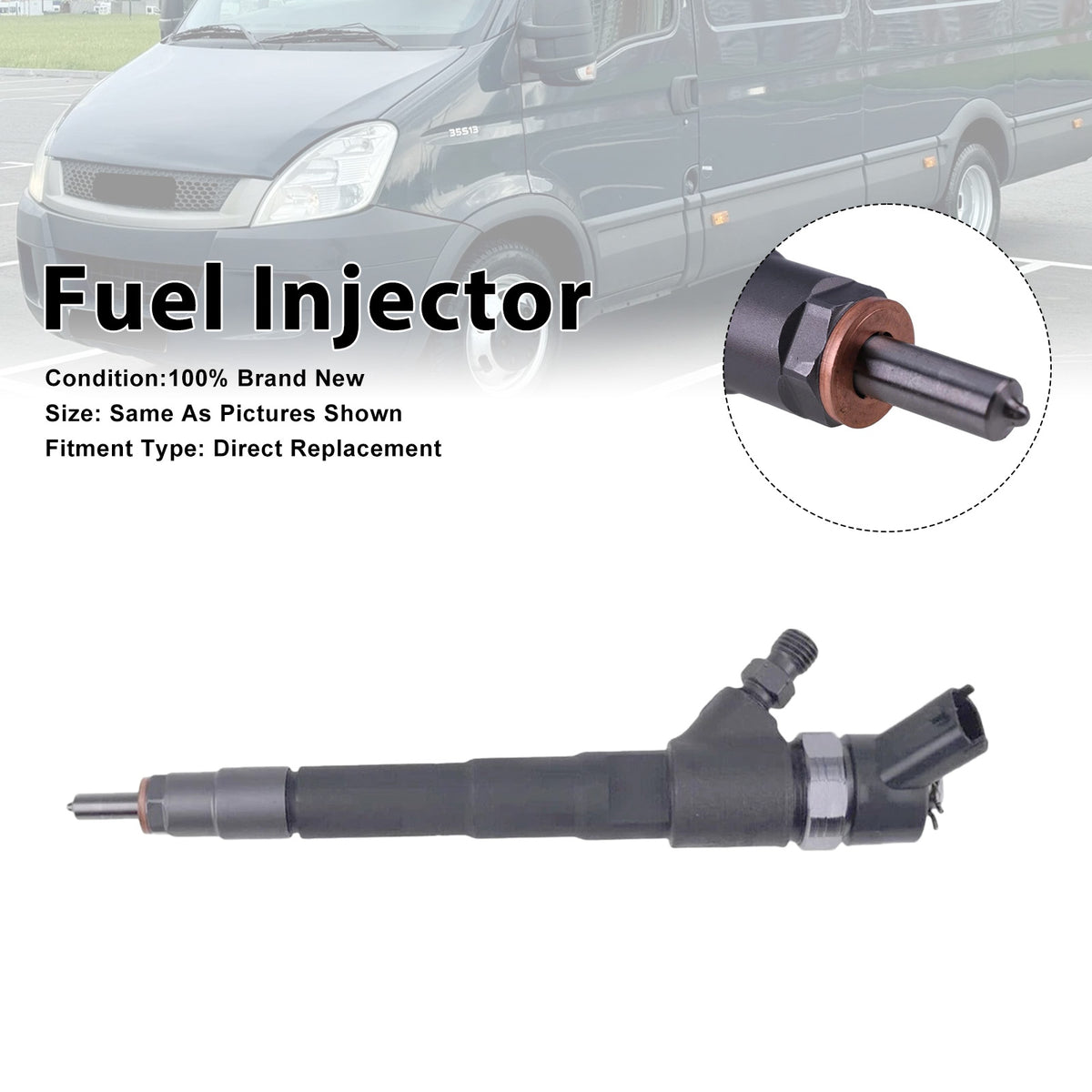 Iveco Daily IV 2006-2011 Iveco Massif 2008-2011 0445110248 1PCS Fuel Injector