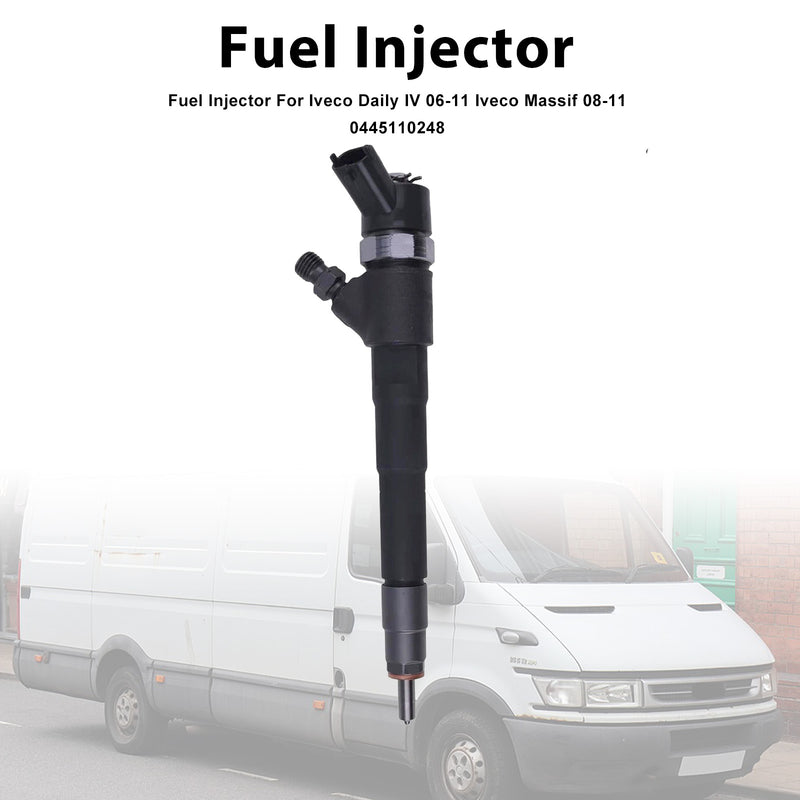 Iveco Daily IV 2006-2011 Iveco Massif 2008-2011 0445110248 1PCS Fuel Injector