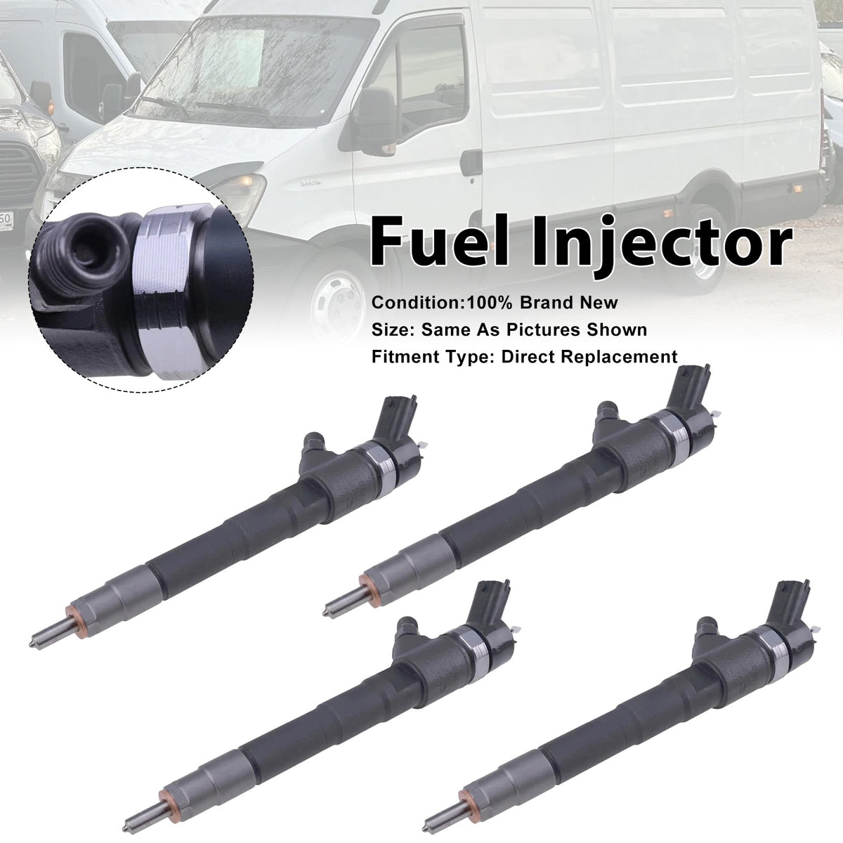 Iveco Daily IV 2006-2011 Iveco Massif 2008-2011 0445110248 4PCS Fuel Injector