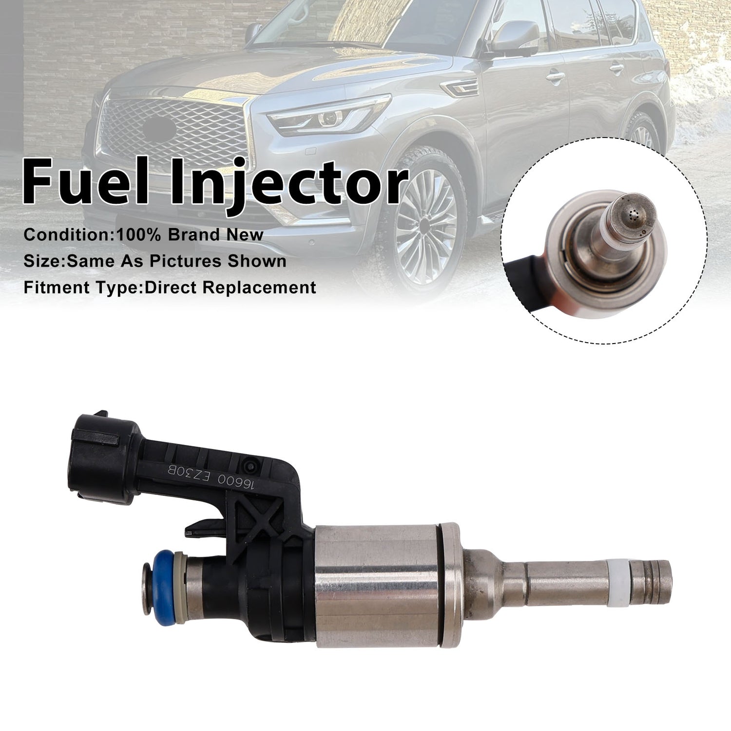 Nissan Titan XD NV2500 NV3500 Armada 2016-2021 16600-EZ30B 1PCS Fuel Injector