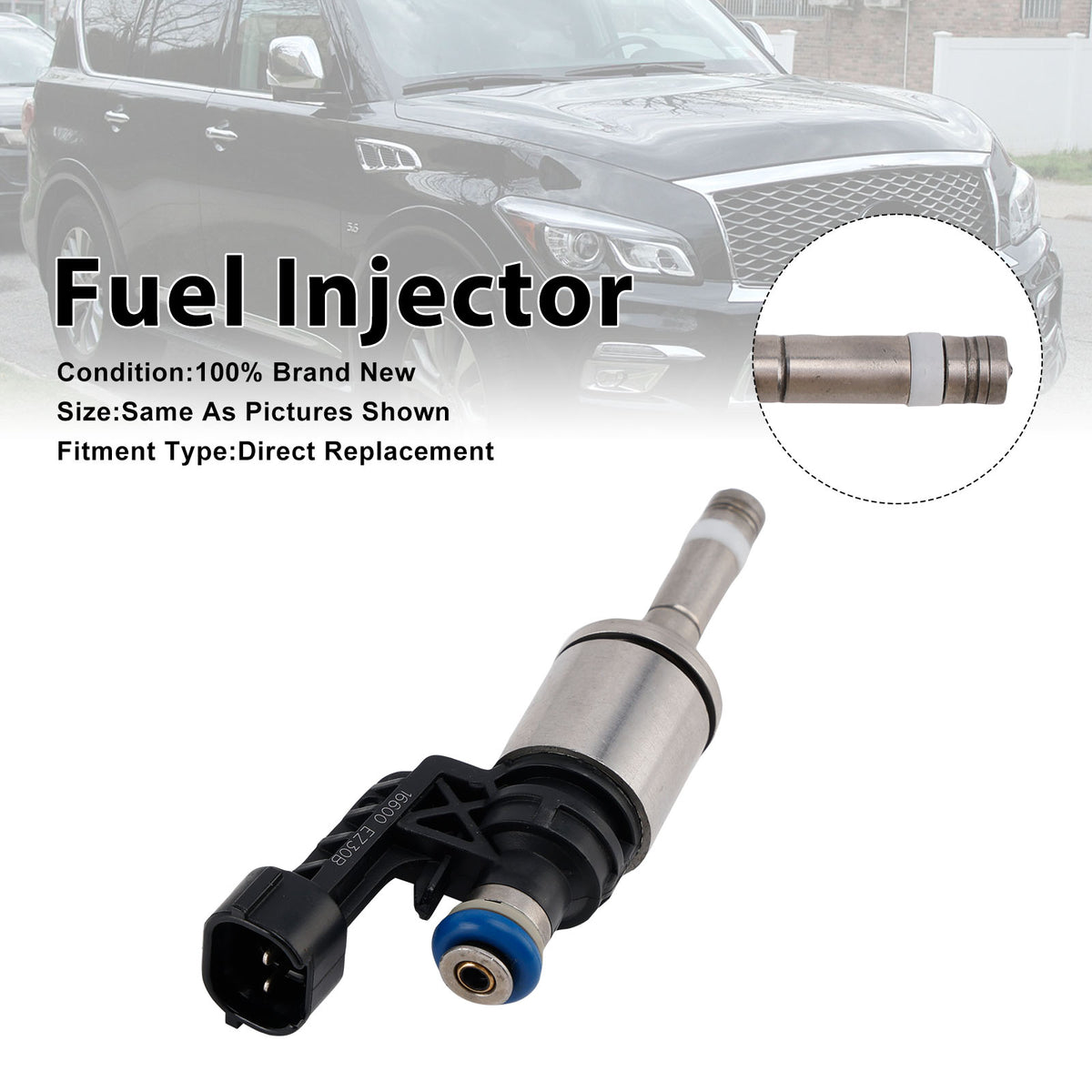 Nissan Titan XD NV2500 NV3500 Armada 2016-2021 16600-EZ30B 1PCS Fuel Injector