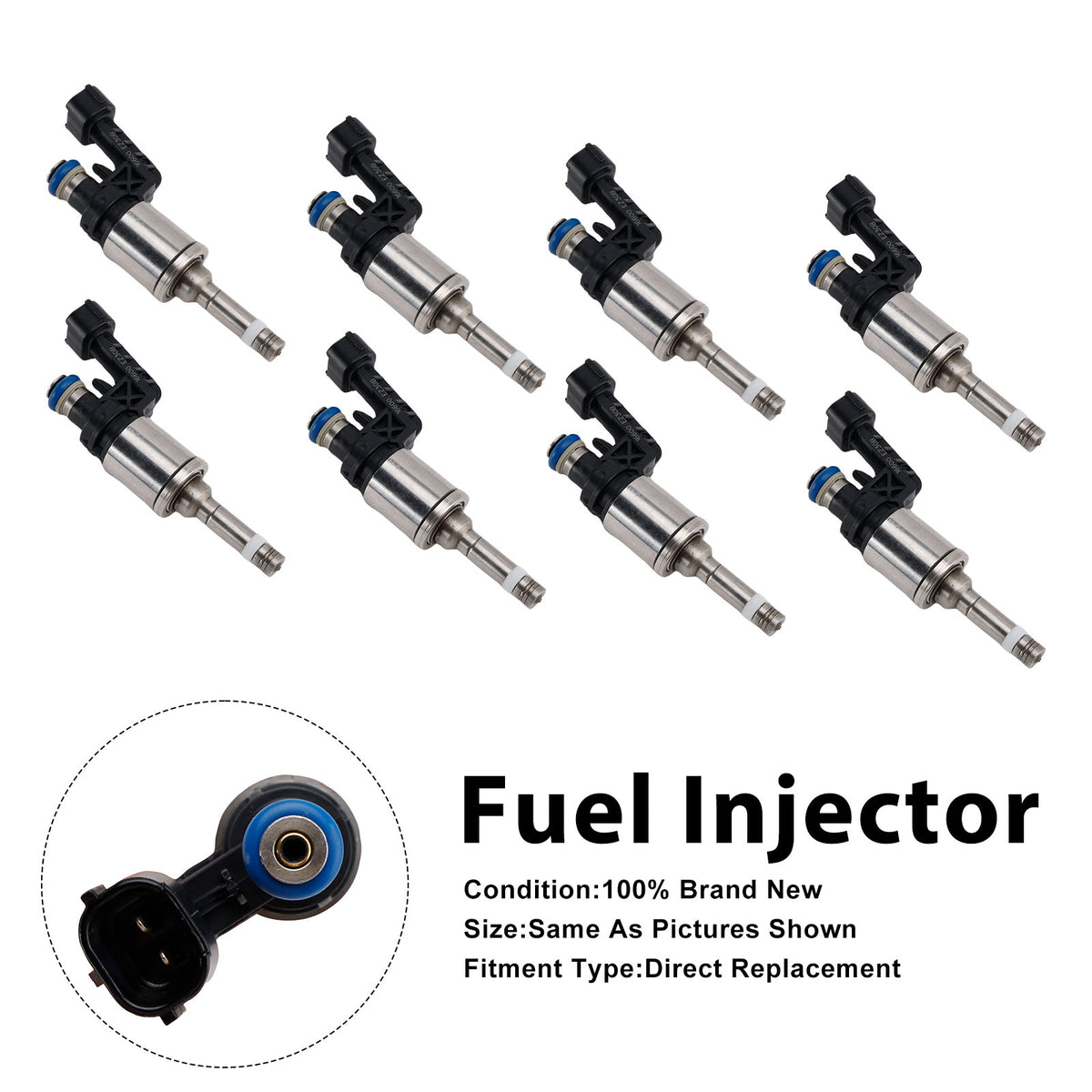 Nissan Titan XD NV2500 NV3500 Armada 2016-2021 16600-EZ30B 8PCS Fuel Injector