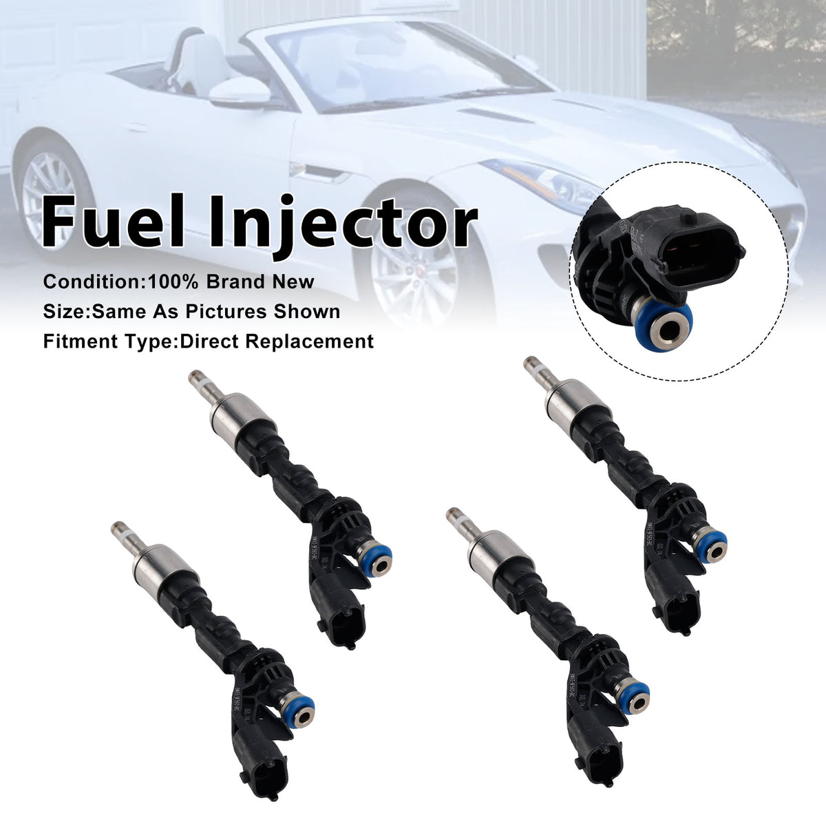 Land Rover LR4 Range Rover Jaguar XF XJ 0261500298 4PCS Fuel Injector