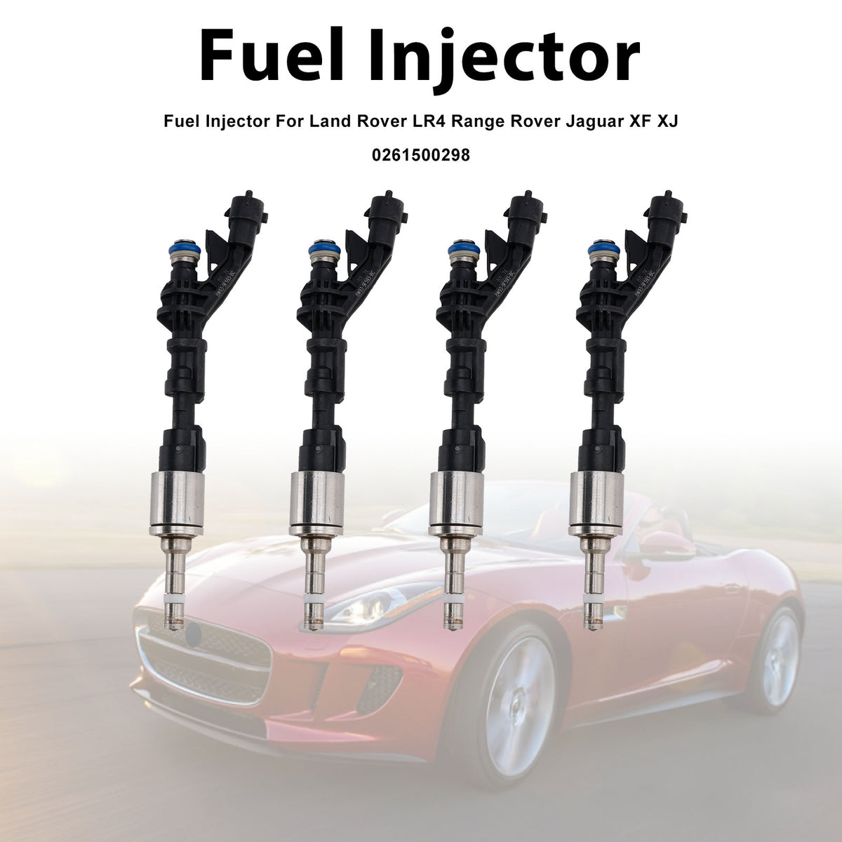 Land Rover LR4 Range Rover Jaguar XF XJ 0261500298 4PCS Fuel Injector