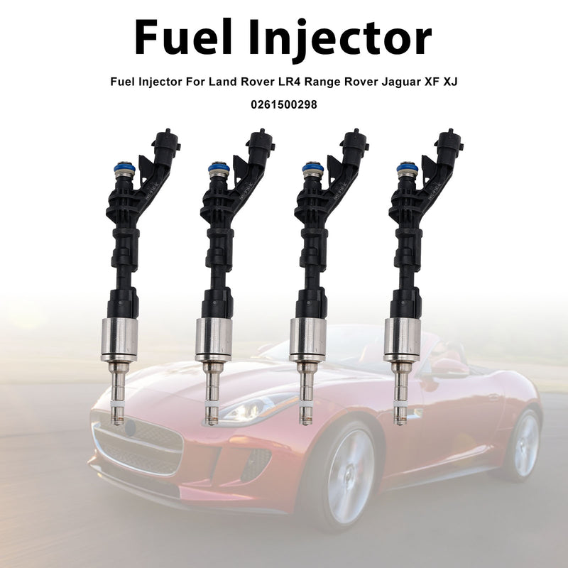 Land Rover LR4 Range Rover Jaguar XF XJ 0261500298 4PCS Fuel Injector