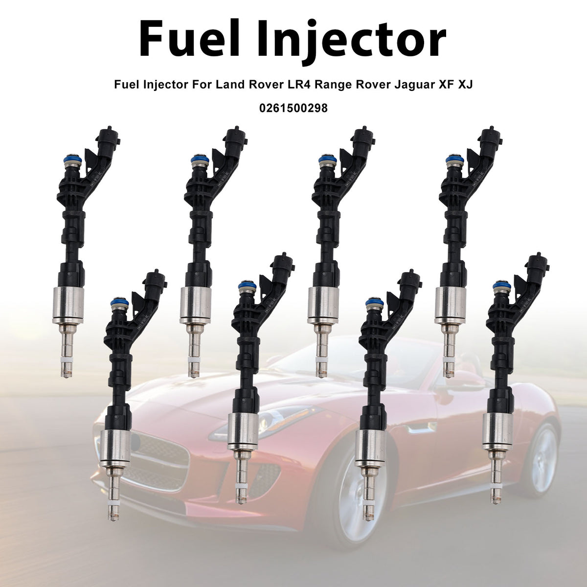 Land Rover LR4 Range Rover Jaguar XF XJ 0261500298 8PCS Fuel Injector