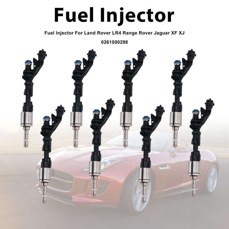 Land Rover LR4 Range Rover Jaguar XF XJ 0261500298 8PCS Fuel Injector