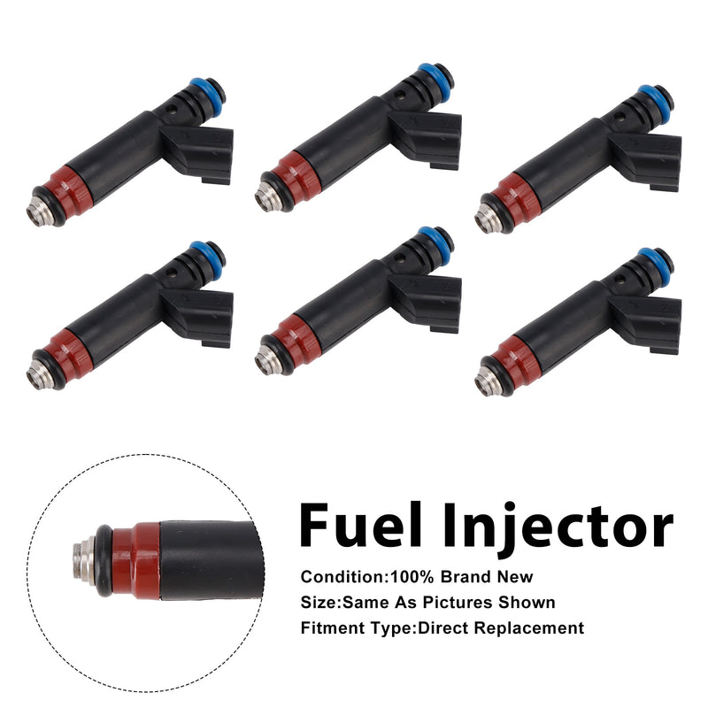 Jeep TJ 2005-2006 Wrangler 2005-2006 53013690AA 6PCS Fuel Injector