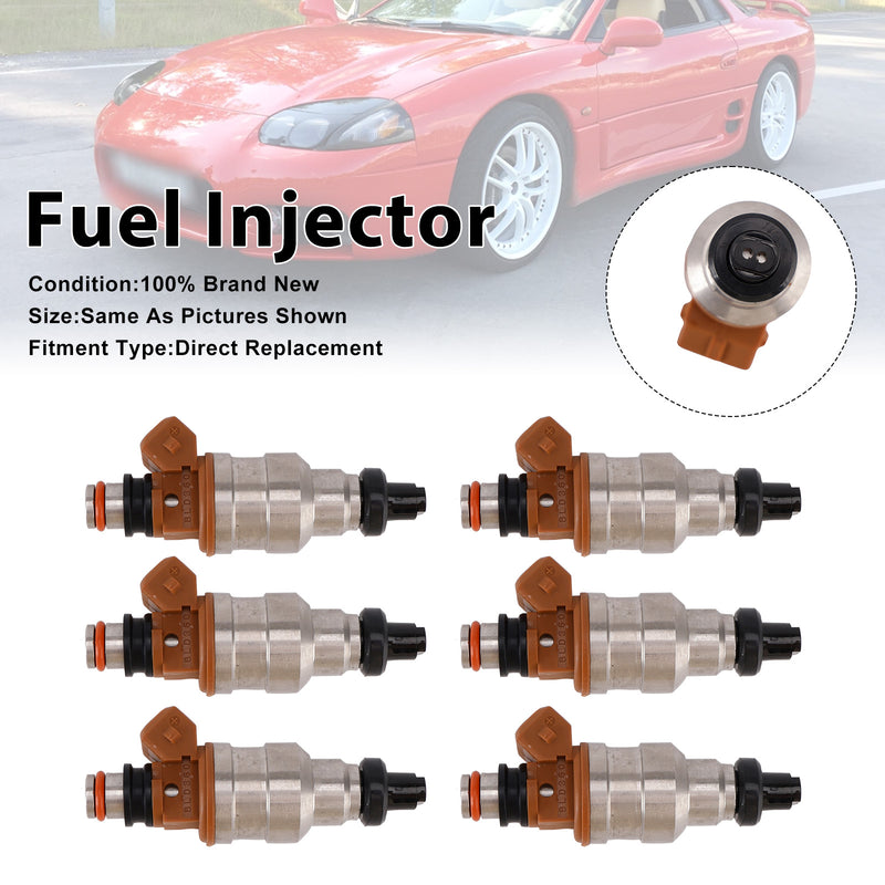 Mitsubishi 3000GT For Dodge Stealth 1991-1996 inp014 6PCS Fuel Injector