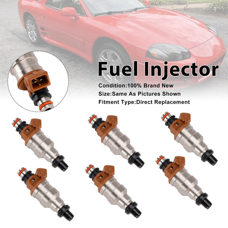 Mitsubishi 3000GT For Dodge Stealth 1991-1996 inp014 6PCS Fuel Injector