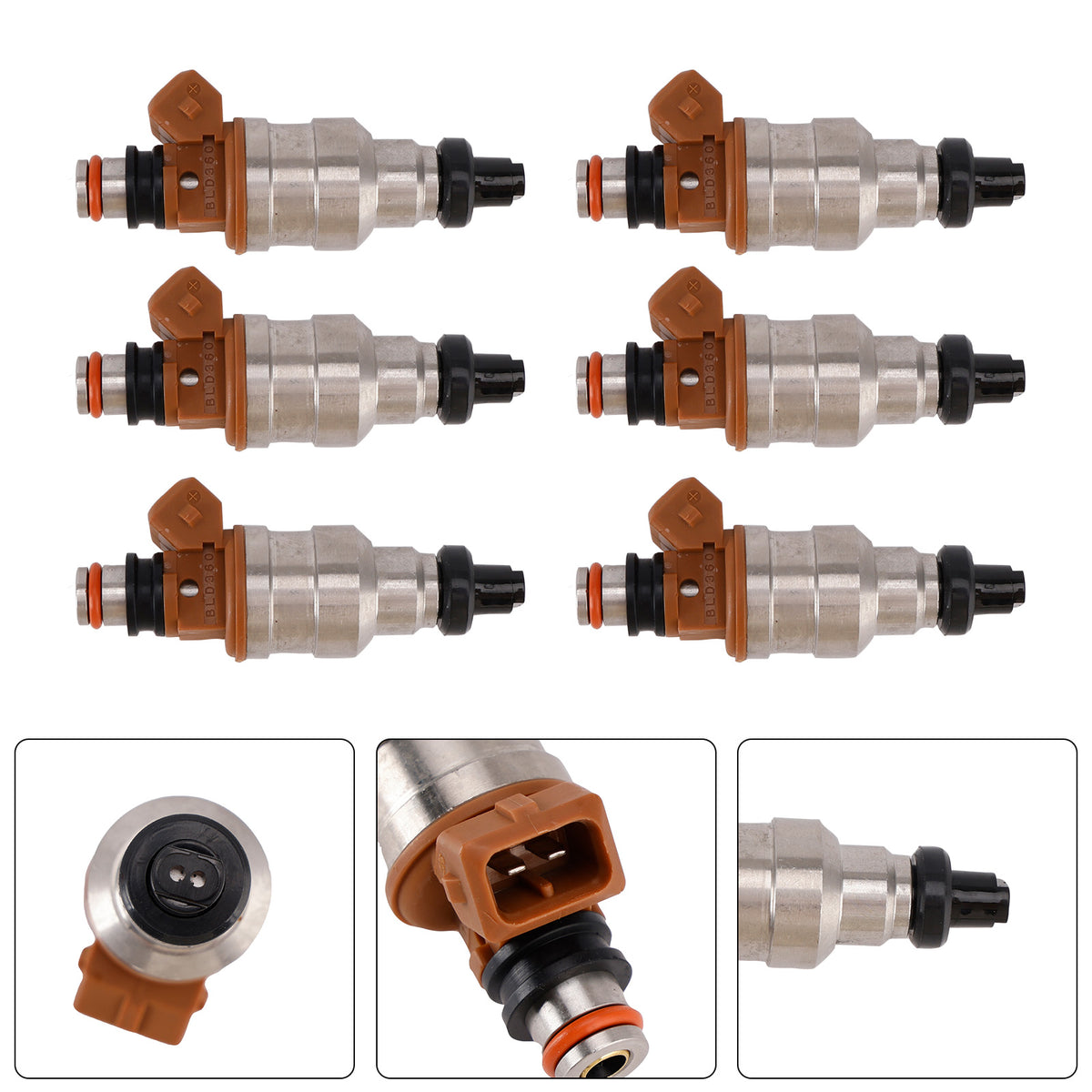 Mitsubishi 3000GT For Dodge Stealth 1991-1996 inp014 6PCS Fuel Injector