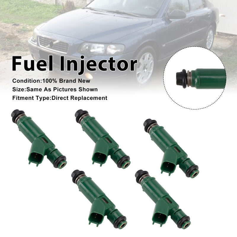 Volvo S60 2.4L 1999-2005 V70 2.4L 1998-2007 9470229 5Pcs Fuel Injector