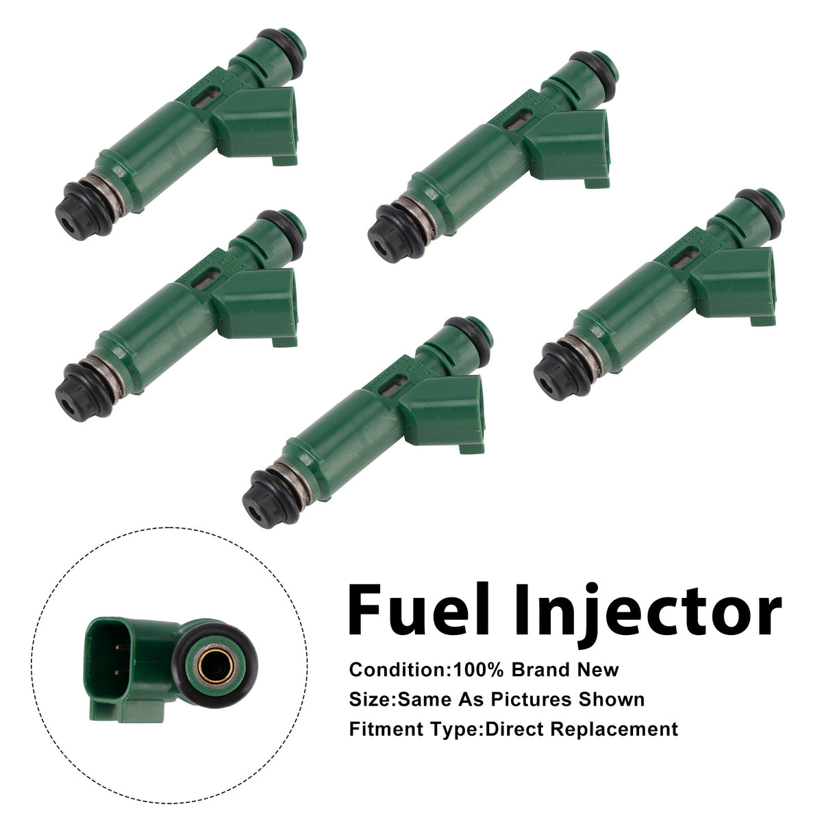 Volvo S60 2.4L 1999-2005 V70 2.4L 1998-2007 9470229 5Pcs Fuel Injector