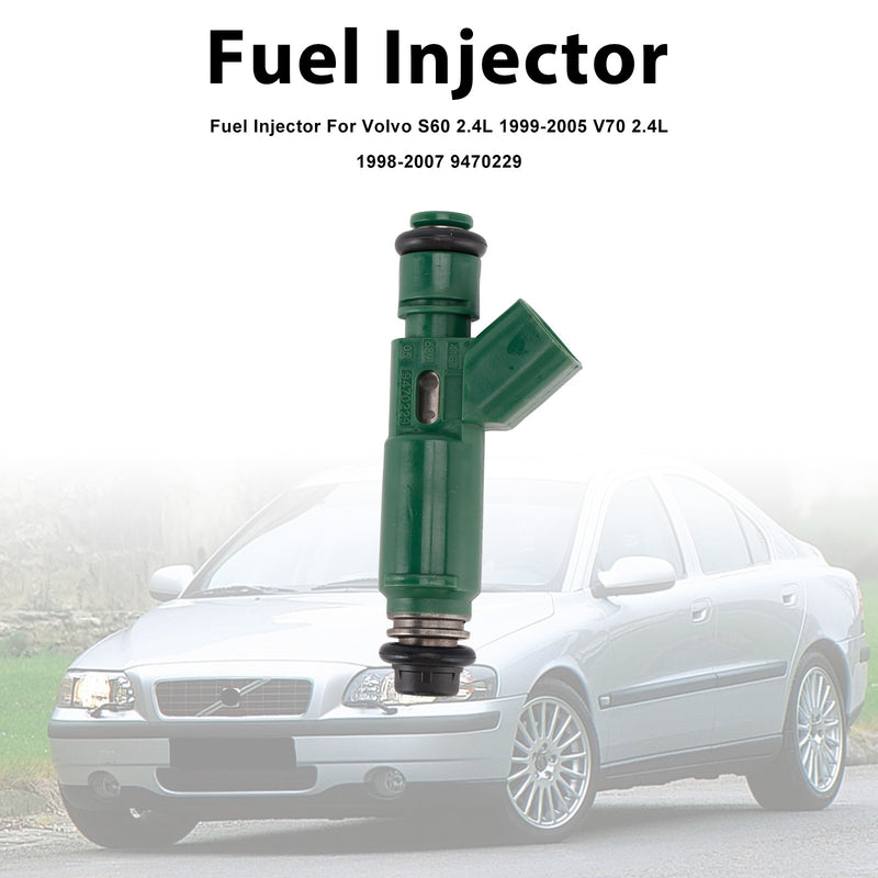 Volvo S60 2.4L 1999-2005 V70 2.4L 1998-2007 9470229 1PCS Fuel Injector