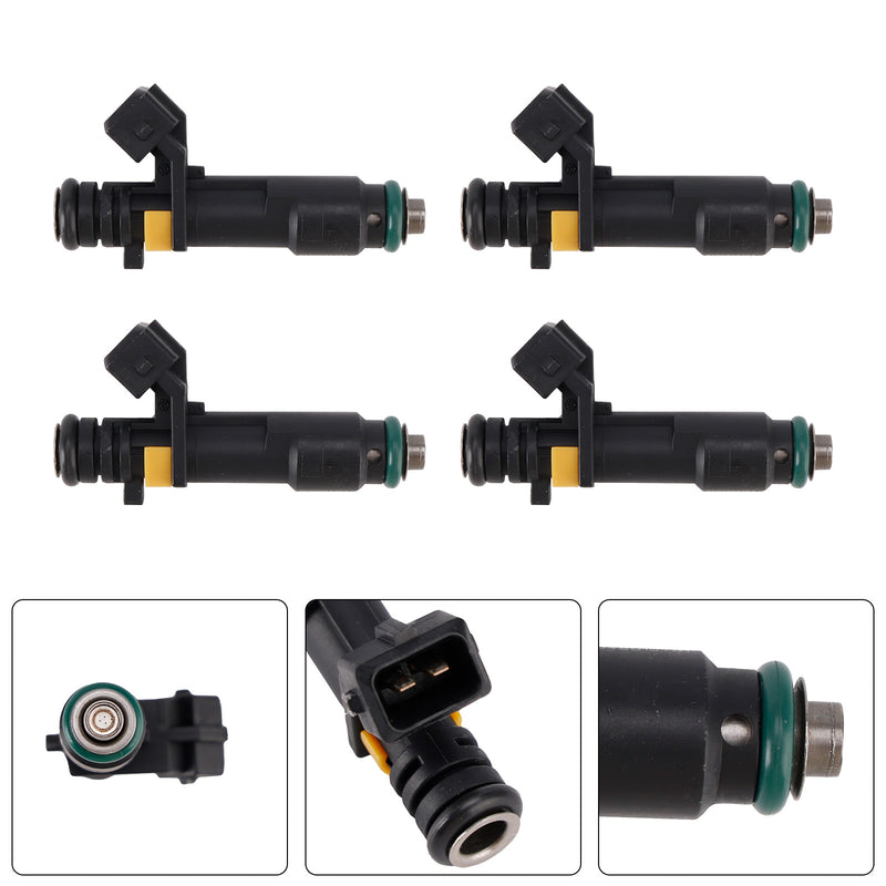 Renault Twingo II 1.2 8V D7F 2007-2014 H8200552714 4PCS Fuel Injector