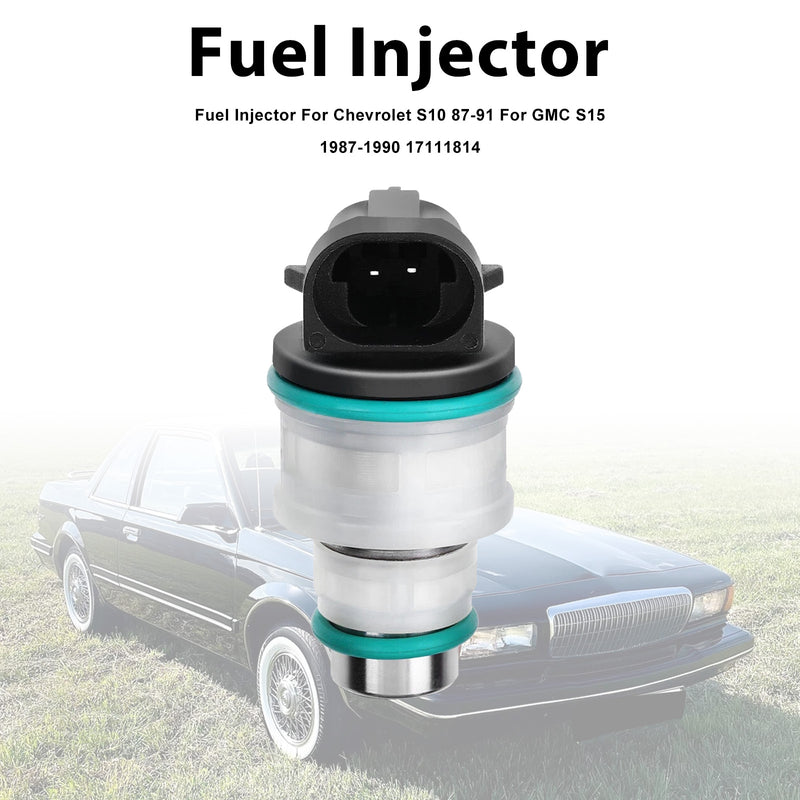 Chevrolet S10 1987-1991 For GMC S15 1987-1990 17111814 1PCS Fuel Injector