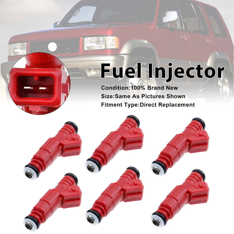 Honda Passport For Isuzu Rodeo 1998-1999 0280155735 6PCS Fuel Injector